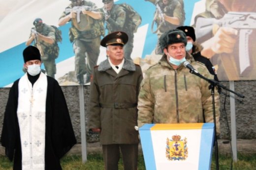 Архангельские призывники отправились служить в войска национальной гвардии РФ